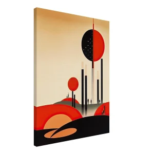 abstrait rouge et noir ladislav sutnar