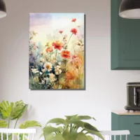 Aquarelle Fleurs sauvages des champs aquarelle fleurs sauvages des champs