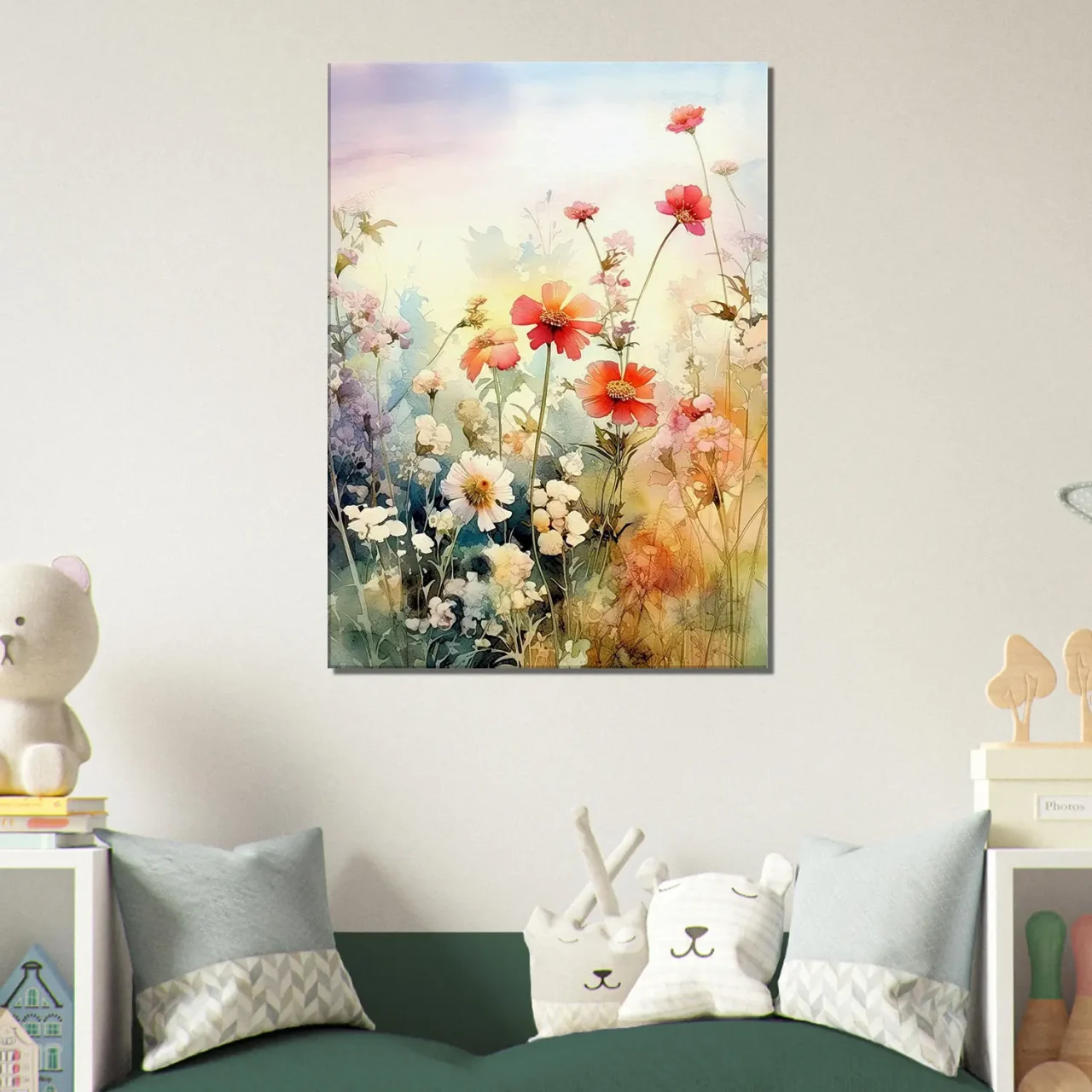 Aquarelle Fleurs sauvages des champs aquarelle fleurs sauvages des champs