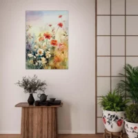 Aquarelle Fleurs sauvages des champs aquarelle fleurs sauvages des champs