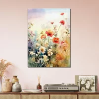 Aquarelle Fleurs sauvages des champs aquarelle fleurs sauvages des champs