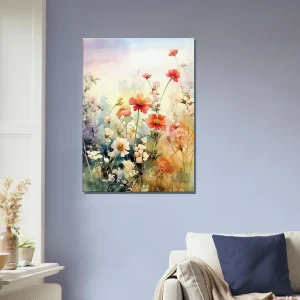 Aquarelle Fleurs sauvages des champs aquarelle fleurs sauvages des champs
