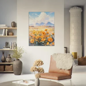 aquarelle tournesols et fleurs sauvages dans la prairie