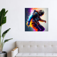 Cadre déco : Astronaute électrique cadre déco : astronaute électrique