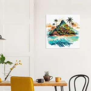 hawai paysage tropical ile du pacifique