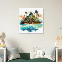 hawai paysage tropical ile du pacifique