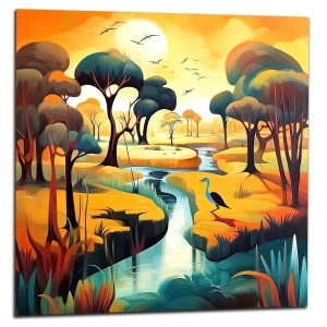 peinture paysage nature et environnement inspire abed abdi peinture paysage, nature et environnement inspiré d'abed abdi