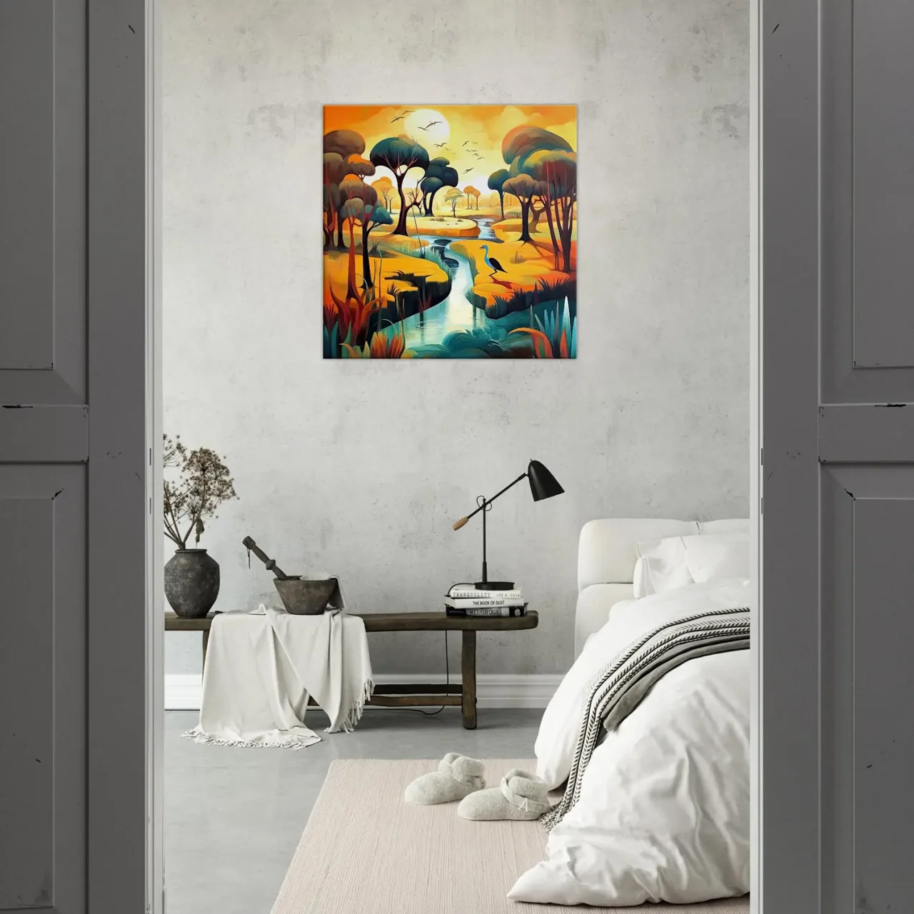 Peinture Paysage, nature et environnement peinture paysage, nature et environnement inspiré d'abed abdi