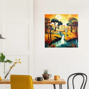 Peinture Paysage, nature et environnement peinture paysage, nature et environnement inspiré d'abed abdi