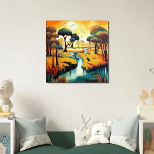 Peinture Paysage, nature et environnement peinture paysage, nature et environnement inspiré d'abed abdi