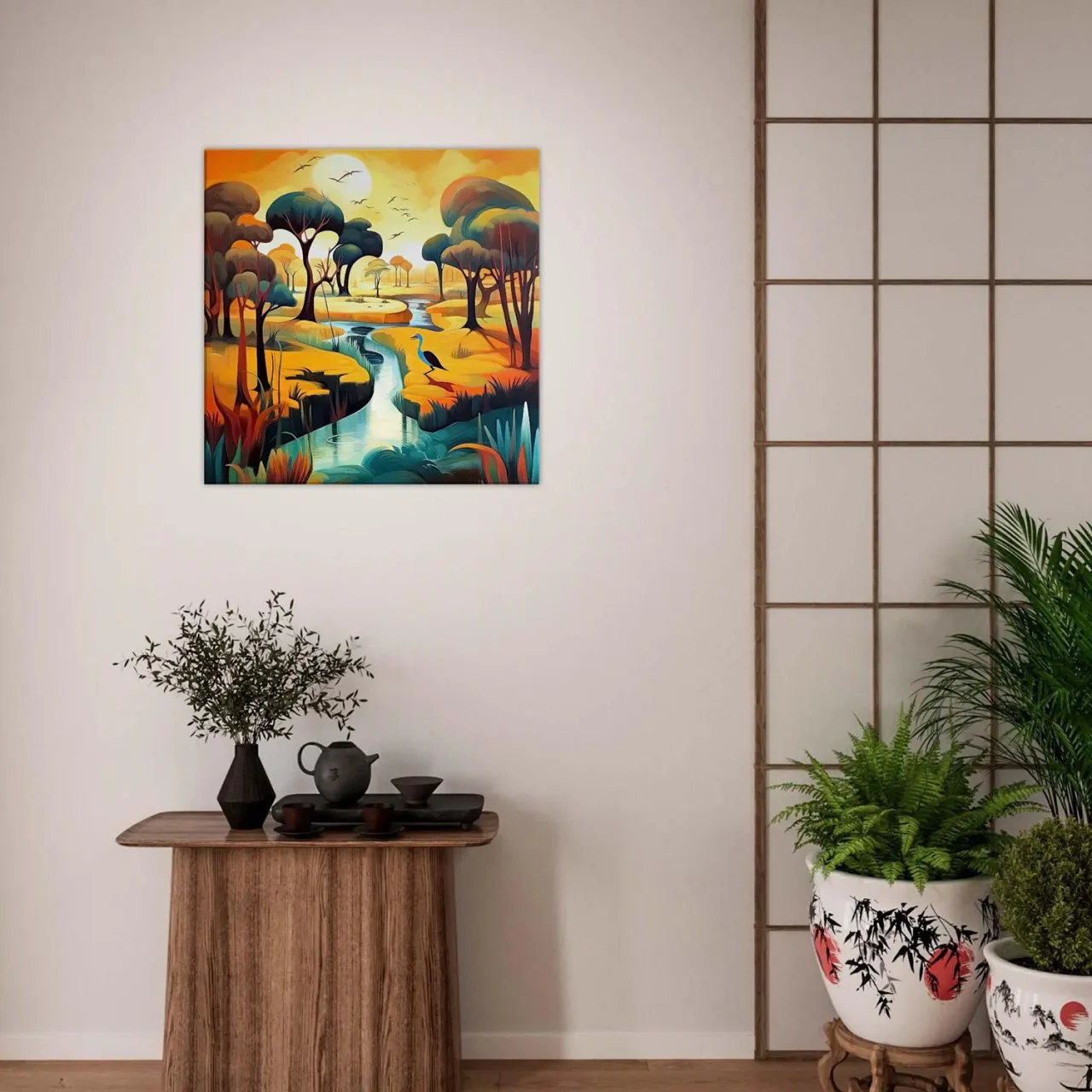 Peinture Paysage, nature et environnement peinture paysage, nature et environnement inspiré d'abed abdi