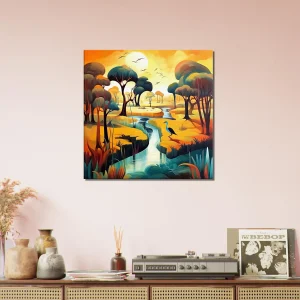 Peinture Paysage, nature et environnement peinture paysage, nature et environnement inspiré d'abed abdi