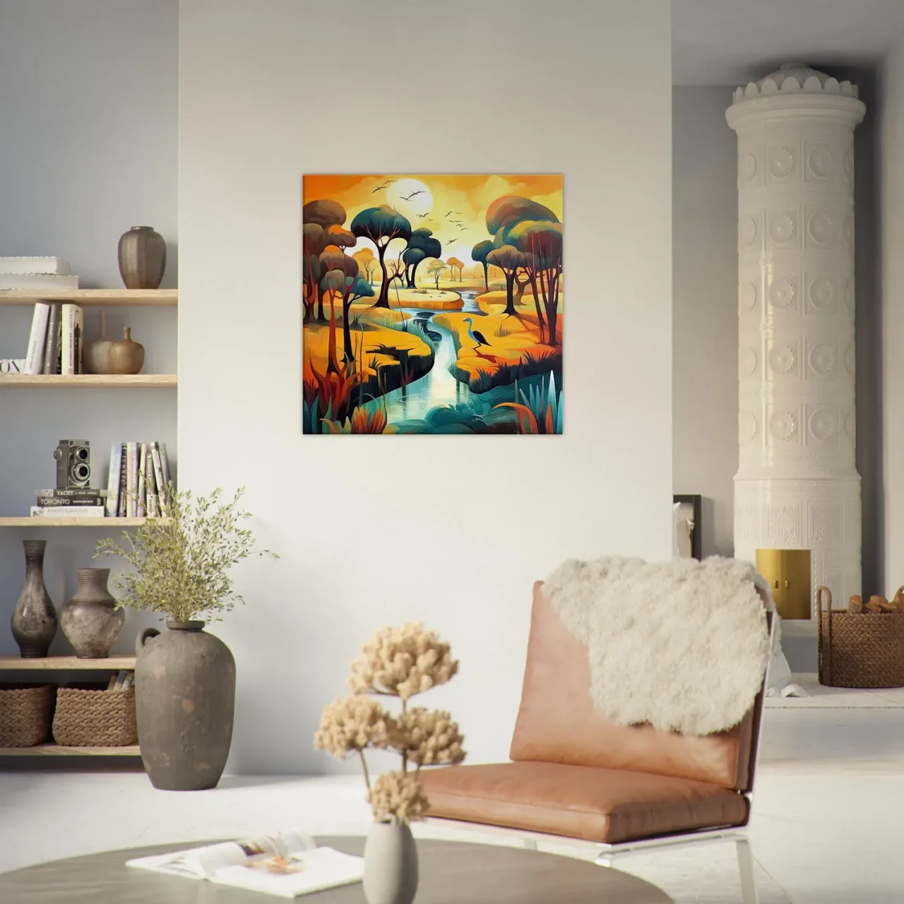 Peinture Paysage, nature et environnement peinture paysage, nature et environnement inspiré d'abed abdi