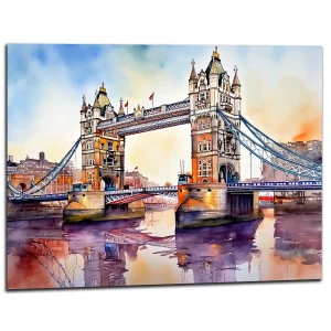 aquarelle pont de londres aquarelle pont de londres