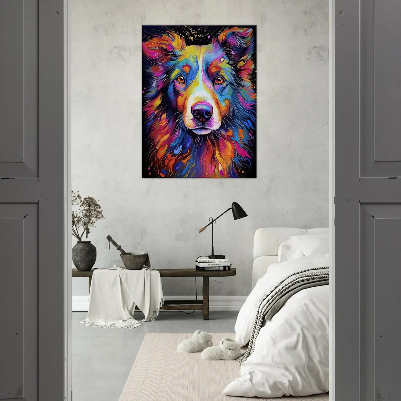 border collie couleurs psyche