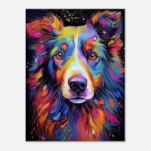 border collie couleurs psyche