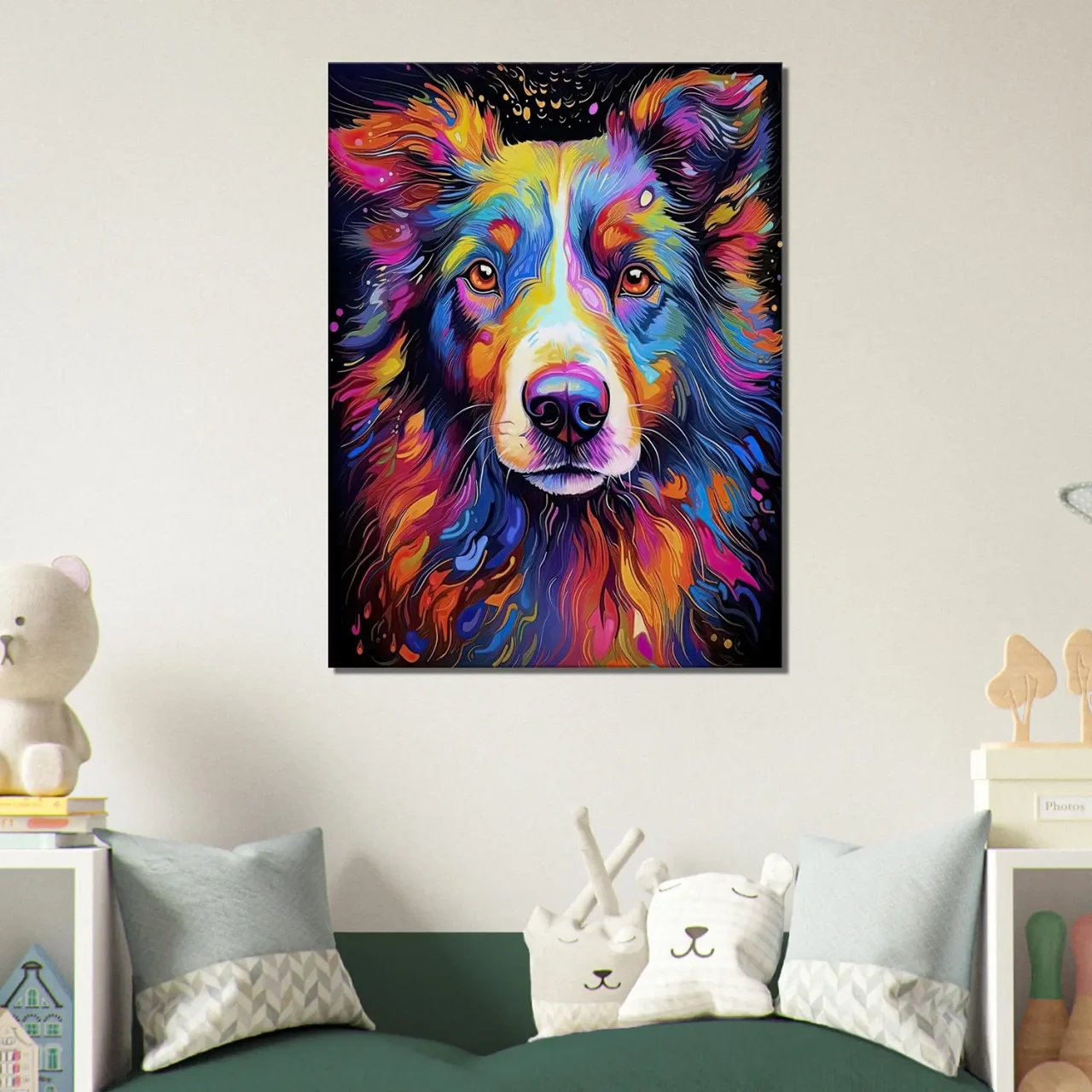 border collie couleurs psyche