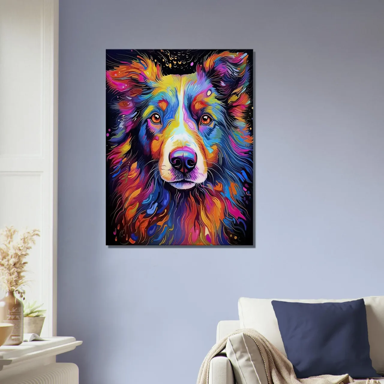 border collie couleurs psyché