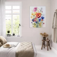 Fleurs des Champs – Tableau Aquarelle fleurs des champs aquarelle