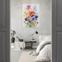 Fleurs des Champs – Tableau Aquarelle fleurs des champs aquarelle