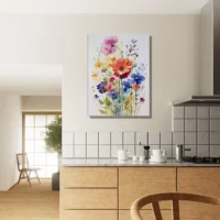 Fleurs des Champs – Tableau Aquarelle fleurs des champs aquarelle