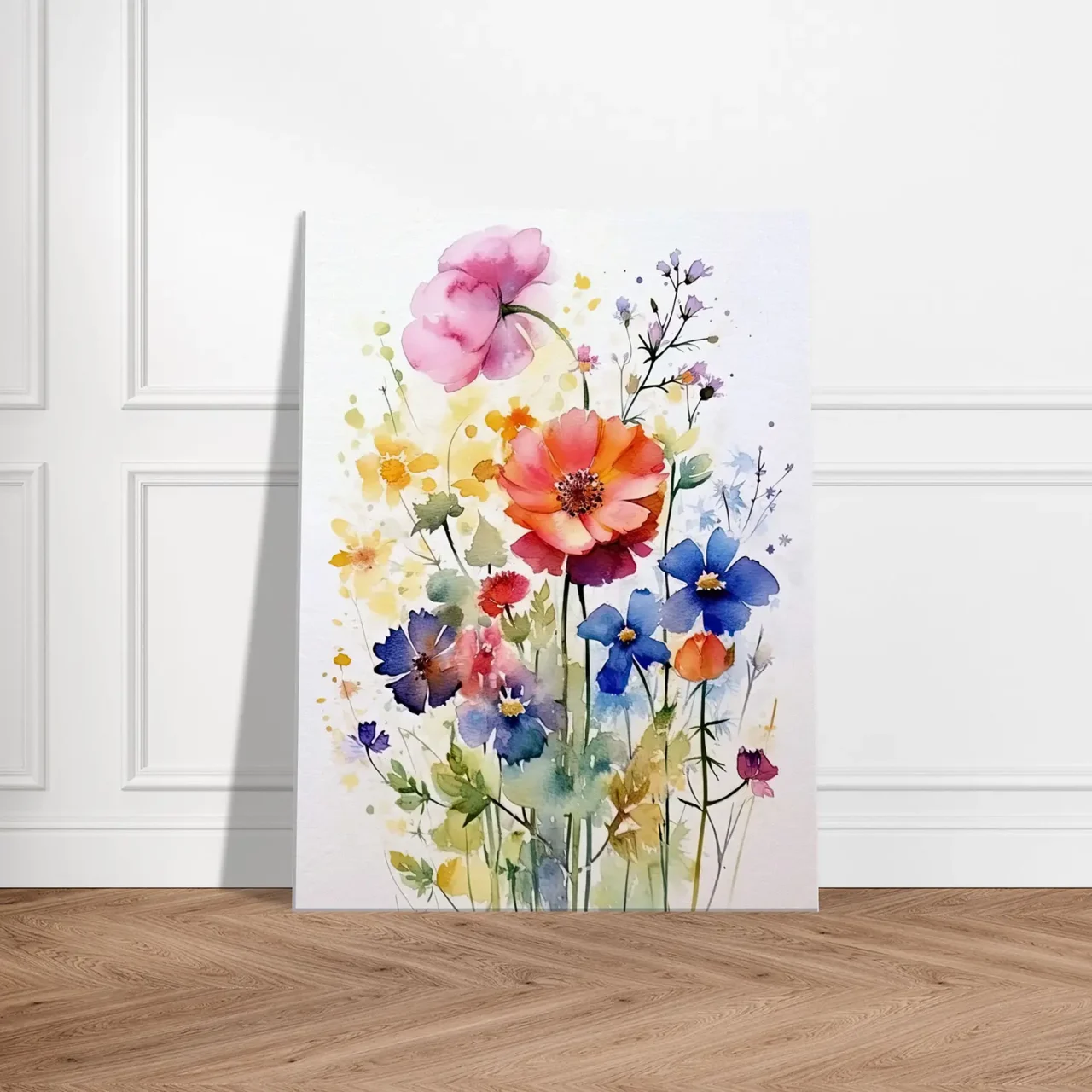 Fleurs des Champs – Tableau Aquarelle fleurs des champs aquarelle