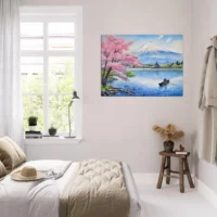 Toile murale déco – Lac du Mont Fuji lac du mont fuji