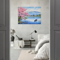 Toile murale déco – Lac du Mont Fuji lac du mont fuji