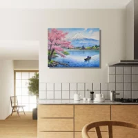 Toile murale déco – Lac du Mont Fuji lac du mont fuji