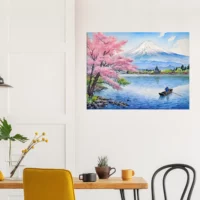 Toile murale déco – Lac du Mont Fuji lac du mont fuji