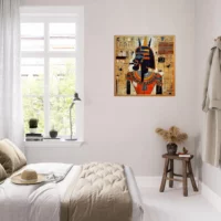 papyrus egyptien amon ra et basquiat