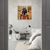 papyrus egyptien amon ra et basquiat