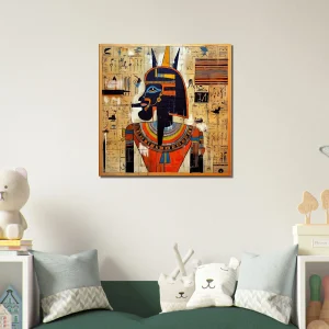 Papyrus Egyptien Amon Ra et Basquiat papyrus egyptien amon ra et basquiat