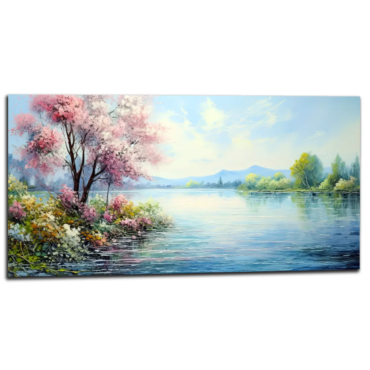 Peinture Beauté du lac style Monet peinture beauté du lac style monet