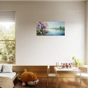 Peinture Beauté du lac style Monet peinture beauté du lac style monet