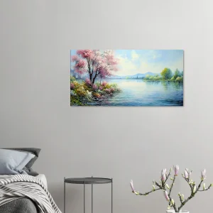 Peinture Beauté du lac style Monet peinture beauté du lac style monet