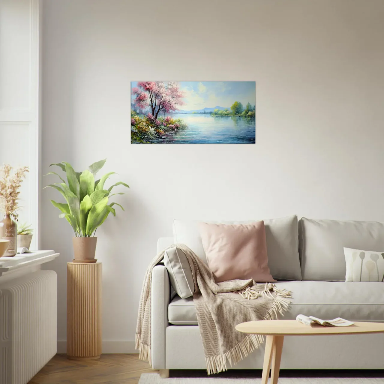 Peinture Beauté du lac style Monet peinture beauté du lac style monet