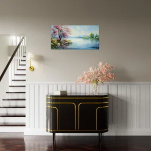 Peinture Beauté du lac style Monet peinture beauté du lac style monet