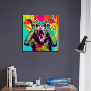 Cadre mural Pop Art animal humour pop art animal humour