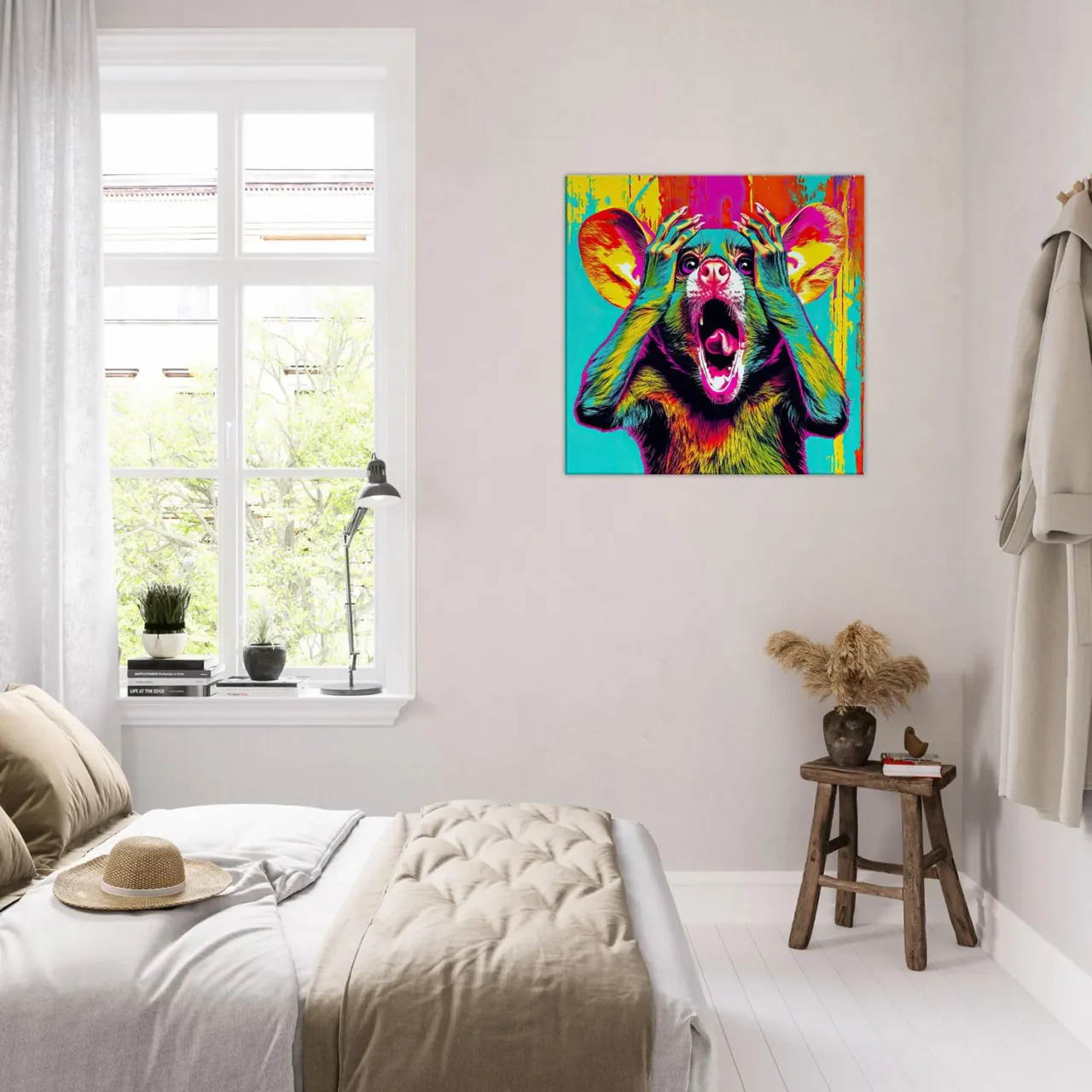 Cadre mural Pop Art animal humour pop art animal humour