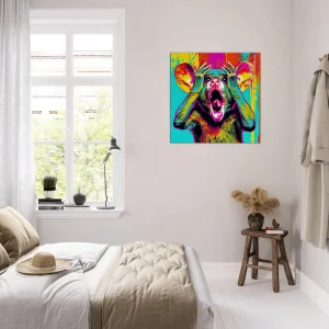Cadre mural Pop Art animal humour pop art animal humour