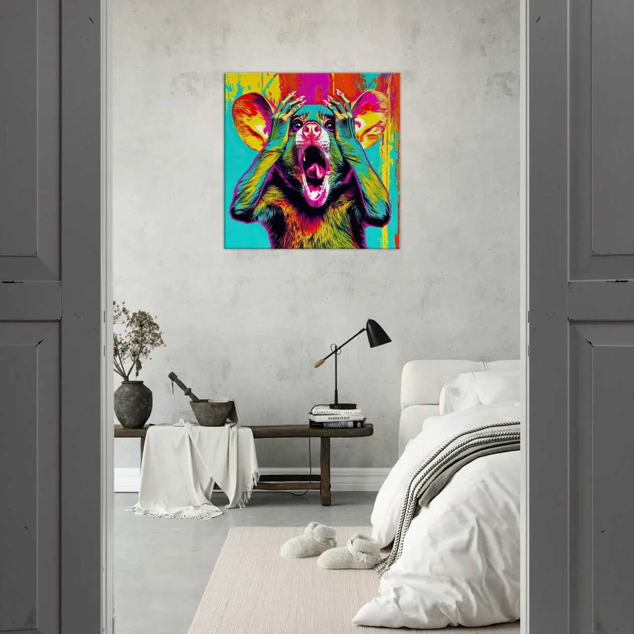 Cadre mural Pop Art animal humour pop art animal humour
