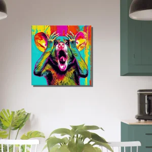 Cadre mural Pop Art animal humour pop art animal humour