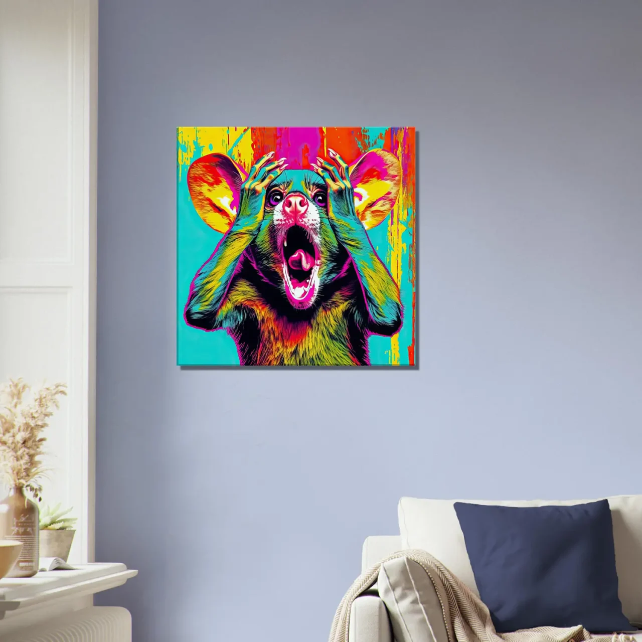 Cadre mural Pop Art animal humour pop art animal humour