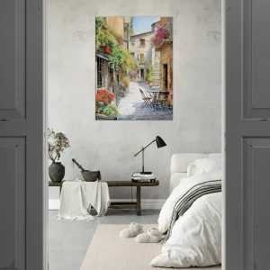 Peinture Ruelle d’un village du Périgord ruelle d'un village du périgord