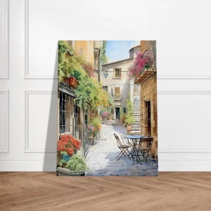 Peinture Ruelle d’un village du Périgord ruelle d'un village du périgord