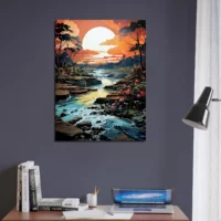 ruisseau et forêt d'argentine