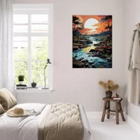 ruisseau et forêt d'argentine