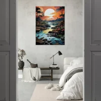 ruisseau et forêt d'argentine