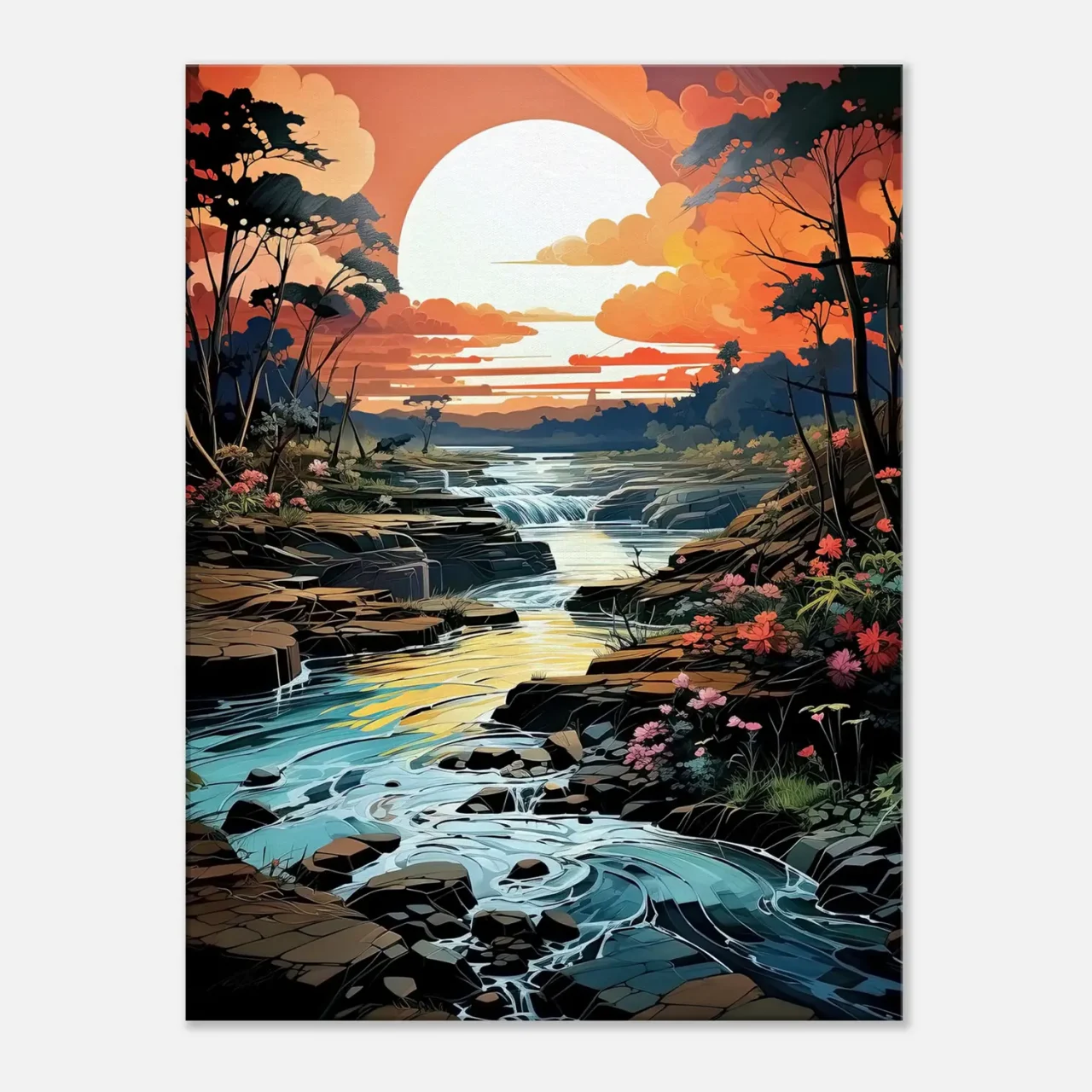 Cadre mural Ruisseau et forêt d’Argentine ruisseau et forêt d'argentine